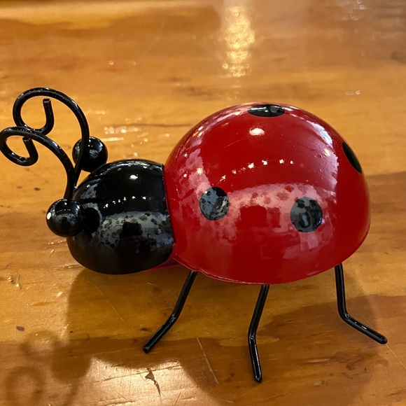 Other - Red and Black Ladybug Figurine